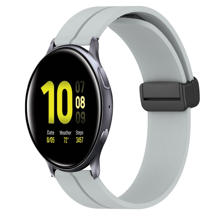 Cinturino in silicone 20mm con chiusura magnetica per Samsung