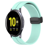 Cinturino in silicone 20mm con chiusura magnetica per Samsung
