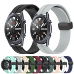 Cinturino in silicone 22mm con chiusura magnetica per Samsung Gal