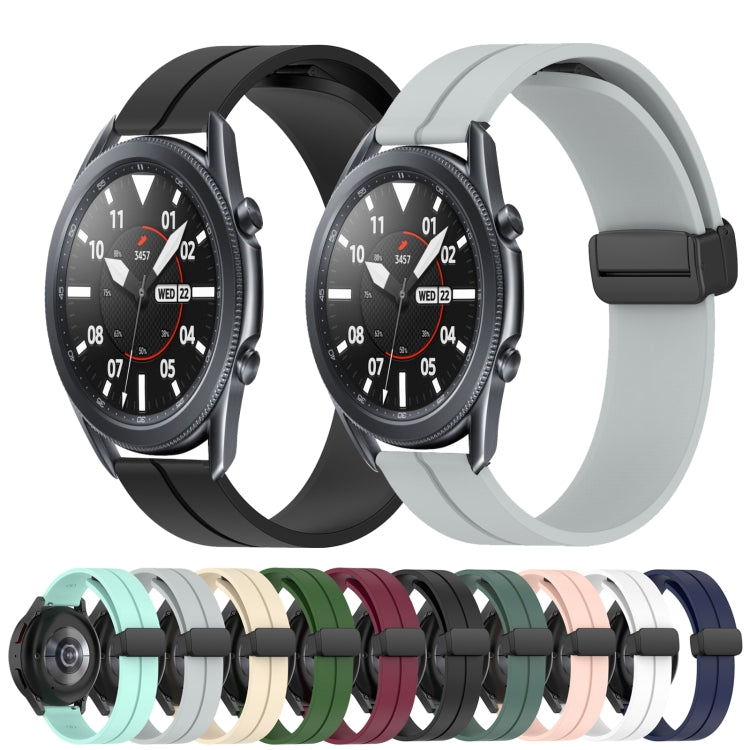 Cinturino in silicone 22mm con chiusura magnetica per Samsung Gal