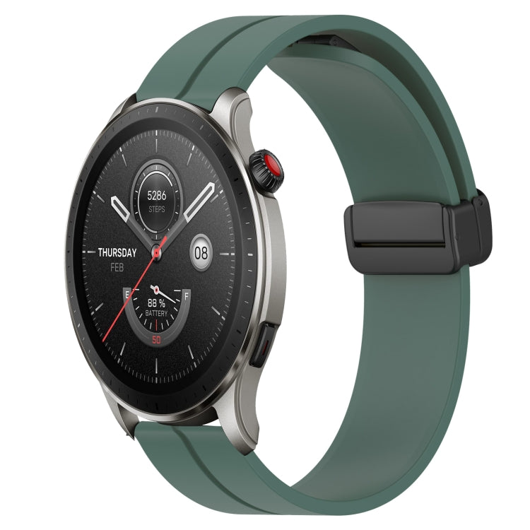 Cinturino in silicone 22 mm con chiusura magnetica per Amazfit GT