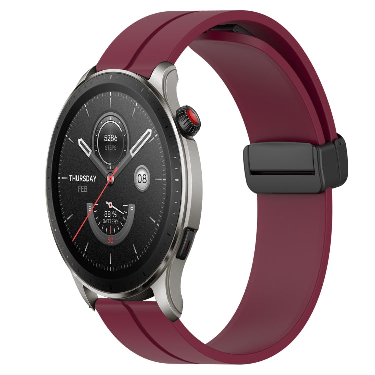 Cinturino in silicone 22 mm con chiusura magnetica per Amazfit GT