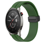 Cinturino in silicone 22 mm con chiusura magnetica per Amazfit GT