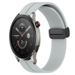 Cinturino in silicone 22 mm con chiusura magnetica per Amazfit GT