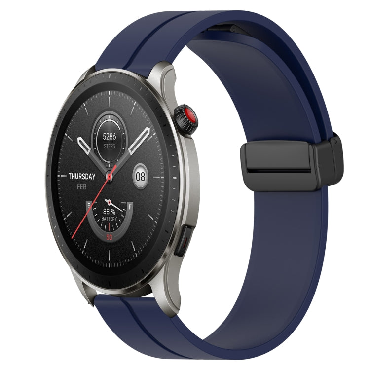 Cinturino in silicone 22 mm con chiusura magnetica per Amazfit GT