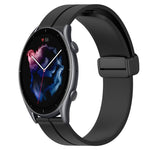 Cinturino in silicone 22 mm con chiusura magnetica per Amazfit GT