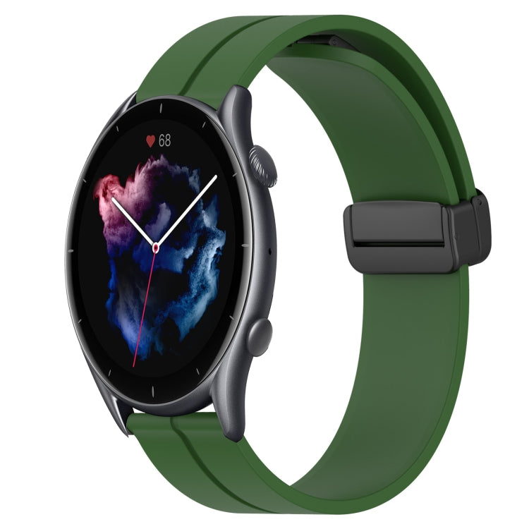 Cinturino in silicone 22 mm con chiusura magnetica per Amazfit GT