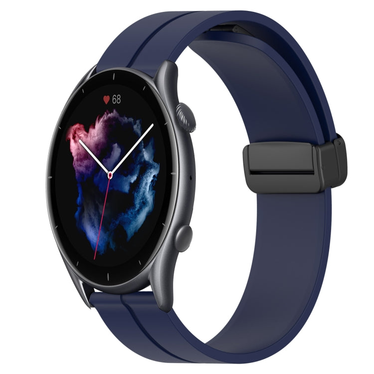 Cinturino in silicone 22 mm con chiusura magnetica per Amazfit GT