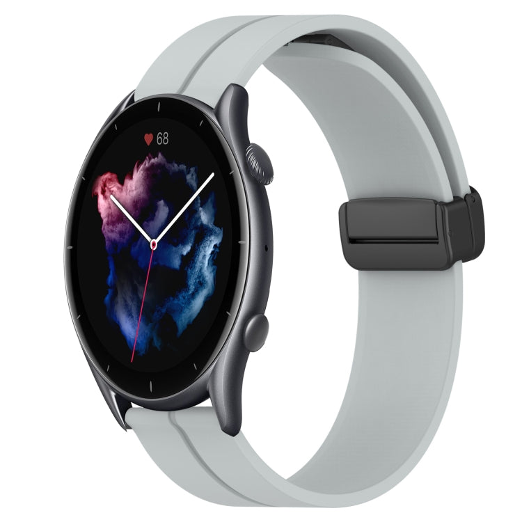 Cinturino in silicone 22 mm con chiusura magnetica per Amazfit GT