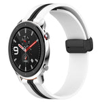 Cinturino in silicone 22 mm con chiusura magnetica per Amazfit GT