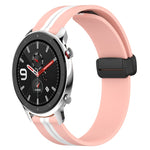 Cinturino in silicone 22 mm con chiusura magnetica per Amazfit GT