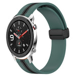 Cinturino in silicone 22 mm con chiusura magnetica per Amazfit GT