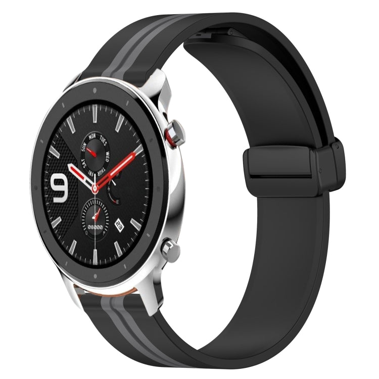 Cinturino in silicone 22 mm con chiusura magnetica per Amazfit GT