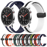 Cinturino in silicone 22 mm con chiusura magnetica per Amazfit GT