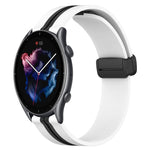 Cinturino in silicone 22 mm con chiusura magnetica per Amazfit GT