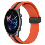 Cinturino in silicone 22 mm con chiusura magnetica per Amazfit GT