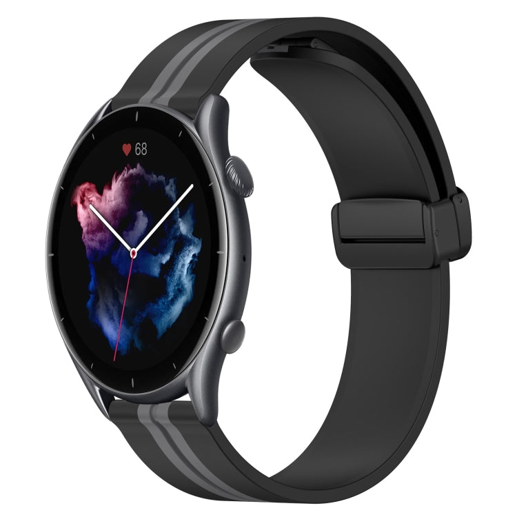 Cinturino in silicone 22 mm con chiusura magnetica per Amazfit GT