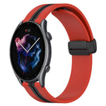 Cinturino in silicone 22 mm con chiusura magnetica per Amazfit GT