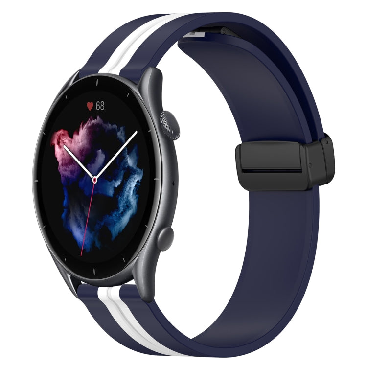 Cinturino in silicone 22 mm con chiusura magnetica per Amazfit GT