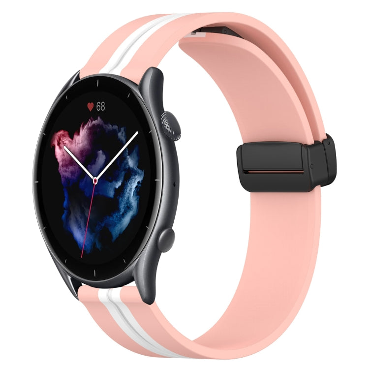 Cinturino in silicone 22 mm con chiusura magnetica per Amazfit GT
