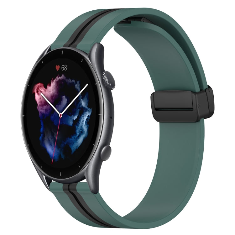 Cinturino in silicone 22 mm con chiusura magnetica per Amazfit GT