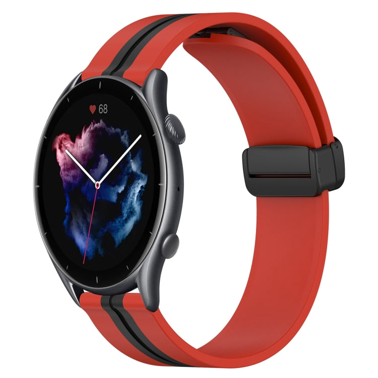 Cinturino in silicone 22 mm con chiusura magnetica per Amazfit GT