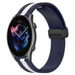 Cinturino in silicone 22 mm con chiusura magnetica per Amazfit GT