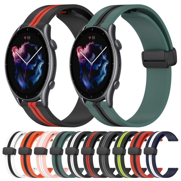 Cinturino in silicone 22 mm con chiusura magnetica per Amazfit GT