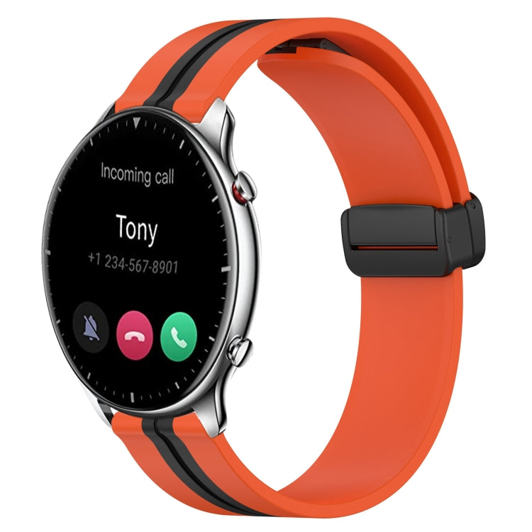 Cinturino in silicone 22 mm con chiusura magnetica per Amazfit GT