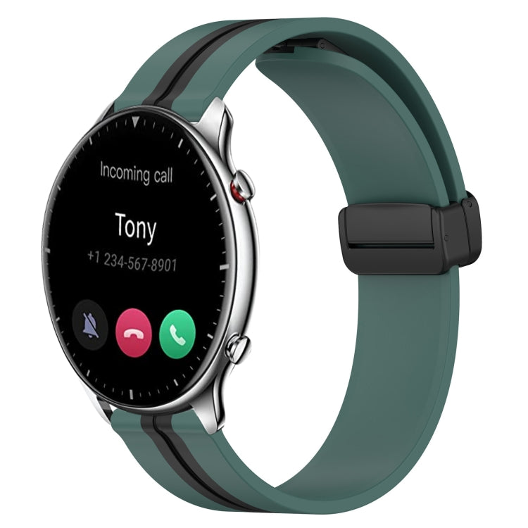 Cinturino in silicone 22 mm con chiusura magnetica per Amazfit GT