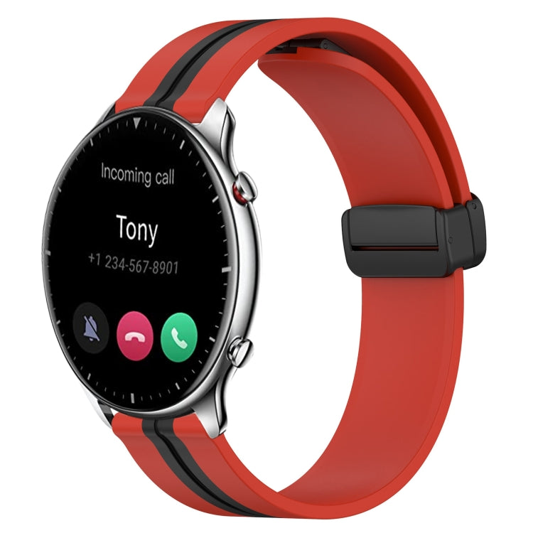 Cinturino in silicone 22 mm con chiusura magnetica per Amazfit GT