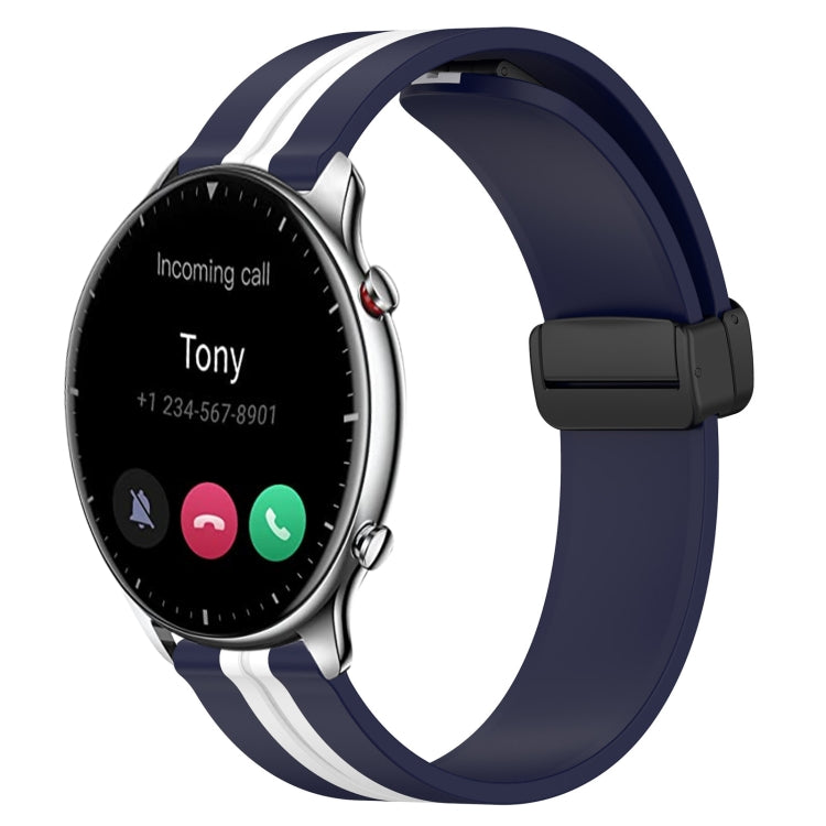 Cinturino in silicone 22 mm con chiusura magnetica per Amazfit GT