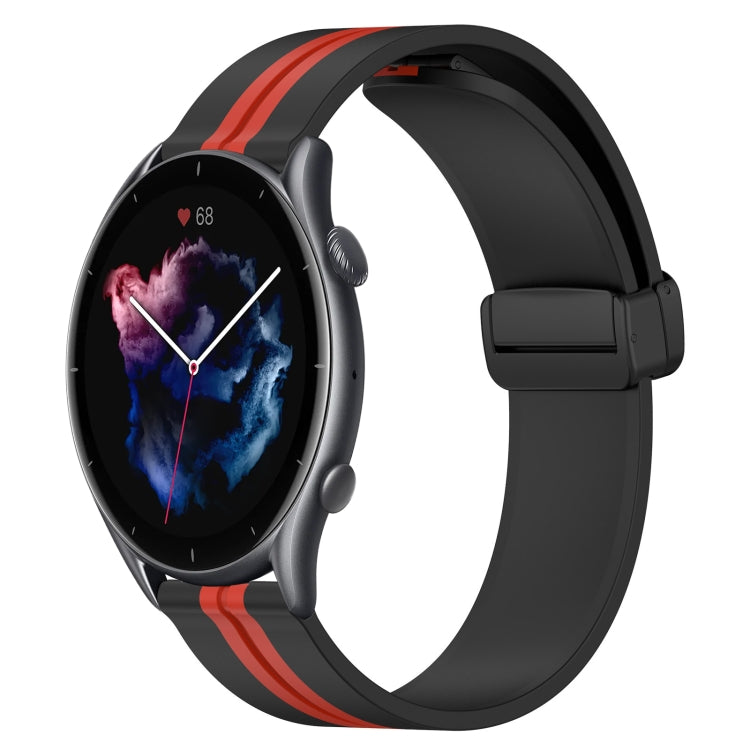 Cinturino in silicone 22 mm con chiusura magnetica per Amazfit GT