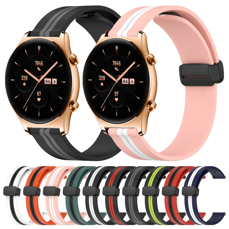 Cinturino in silicone 22 mm con chiusura magnetica per Honor Watc