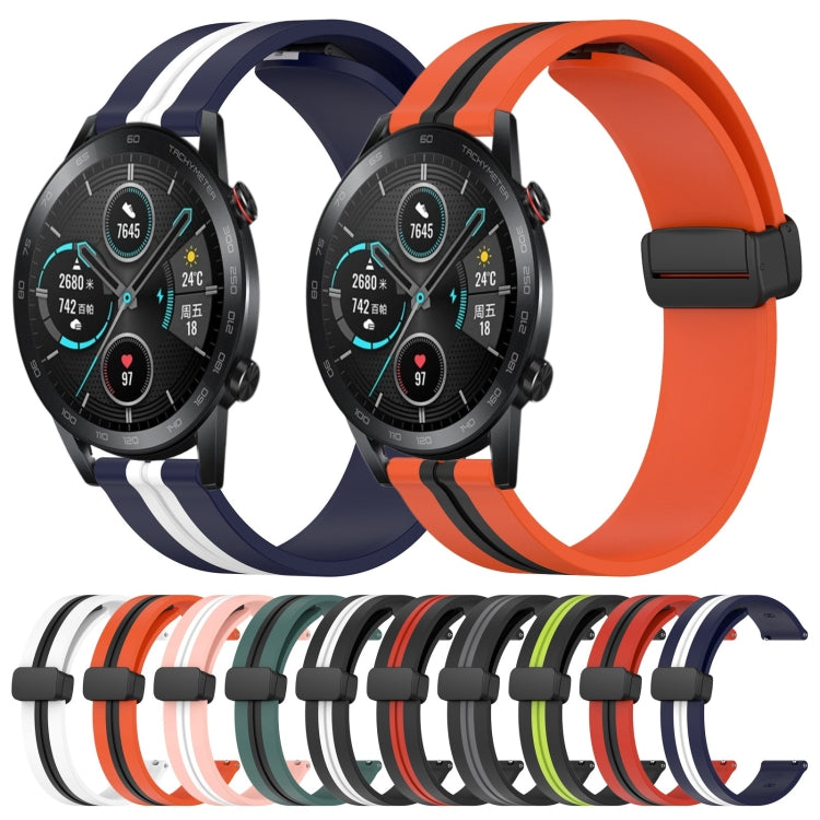 Cinturino in silicone 22 mm con chiusura magnetica per Honor Watc