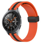 Cinturino in silicone 22 mm con chiusura magnetica per Samsung Ga
