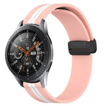 Cinturino in silicone 22 mm con chiusura magnetica per Samsung Ga