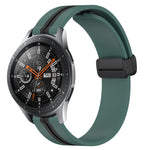 Cinturino in silicone 22 mm con chiusura magnetica per Samsung Ga