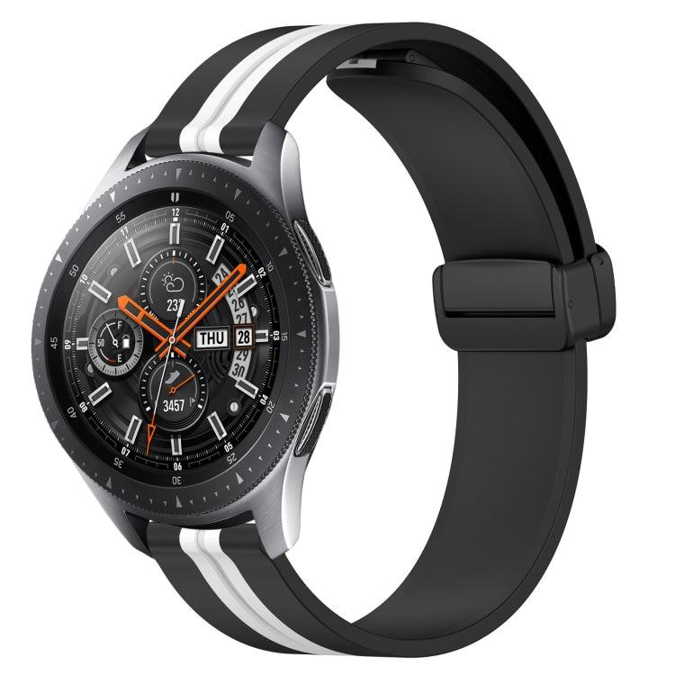 Cinturino in silicone 22 mm con chiusura magnetica per Samsung Ga