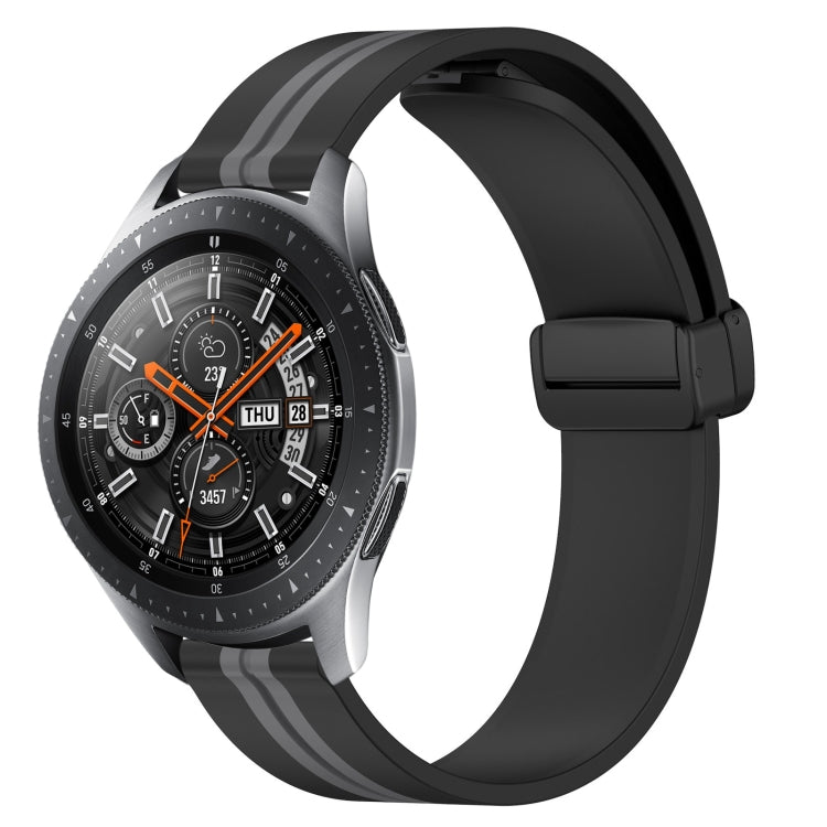 Cinturino in silicone 22 mm con chiusura magnetica per Samsung Ga