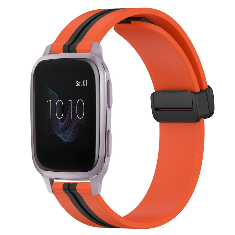 Cinturino in silicone 20 mm con chiusura magnetica per Garmin Ven