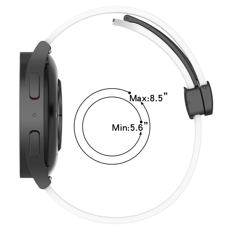 Cinturino in silicone 20 mm con chiusura magnetica per Garmin Ven