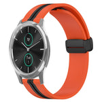 Cinturino in silicone 20 mm con chiusura magnetica per Garmin Ven