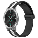 Cinturino in silicone 20 mm con chiusura magnetica per Garmin Ven