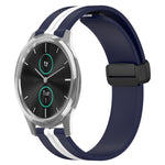 Cinturino in silicone 20 mm con chiusura magnetica per Garmin Ven