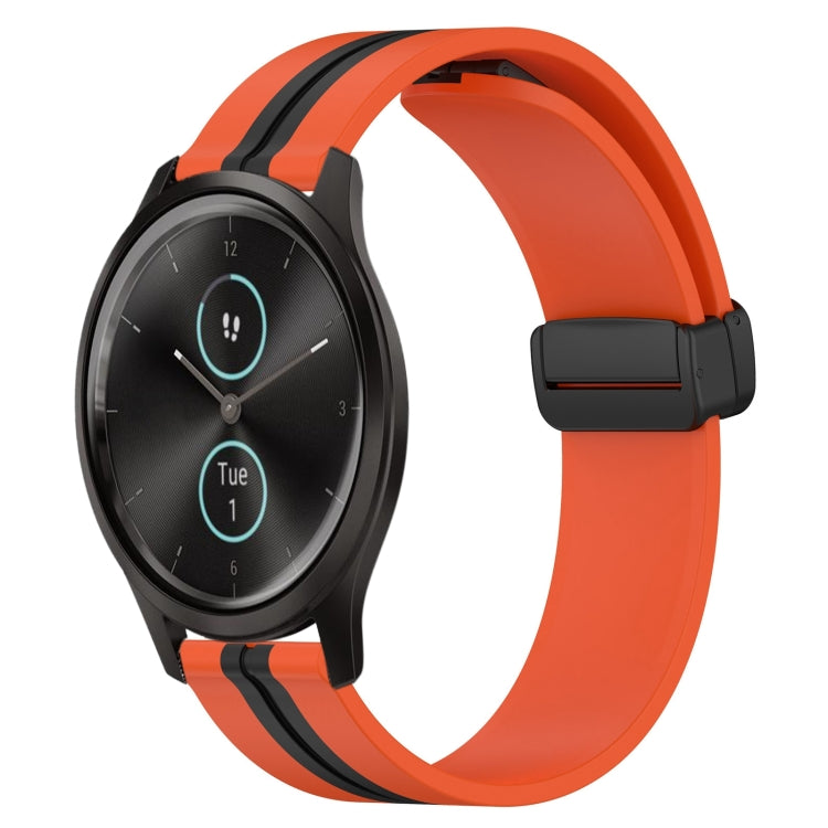 Cinturino in silicone 20 mm con chiusura magnetica per Garmin
