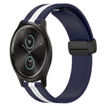 Cinturino in silicone 20 mm con chiusura magnetica per Garmin