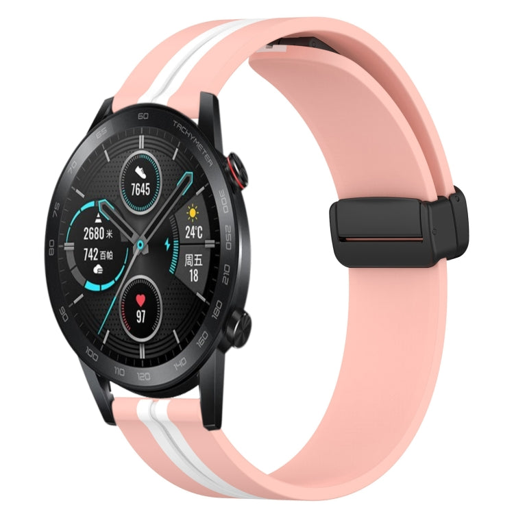 Cinturino in silicone 20 mm con chiusura magnetica per Honor Watc