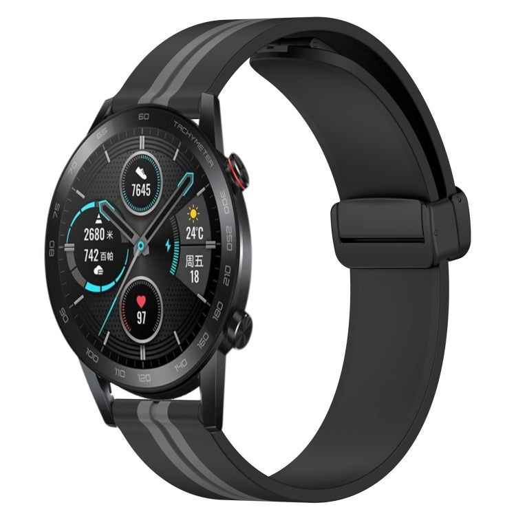 Cinturino in silicone 20 mm con chiusura magnetica per Honor Watc