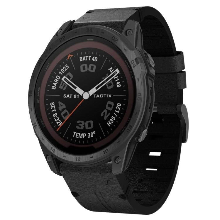 Cinturino in pelle 26mm per Garmin Fenix e Tactix